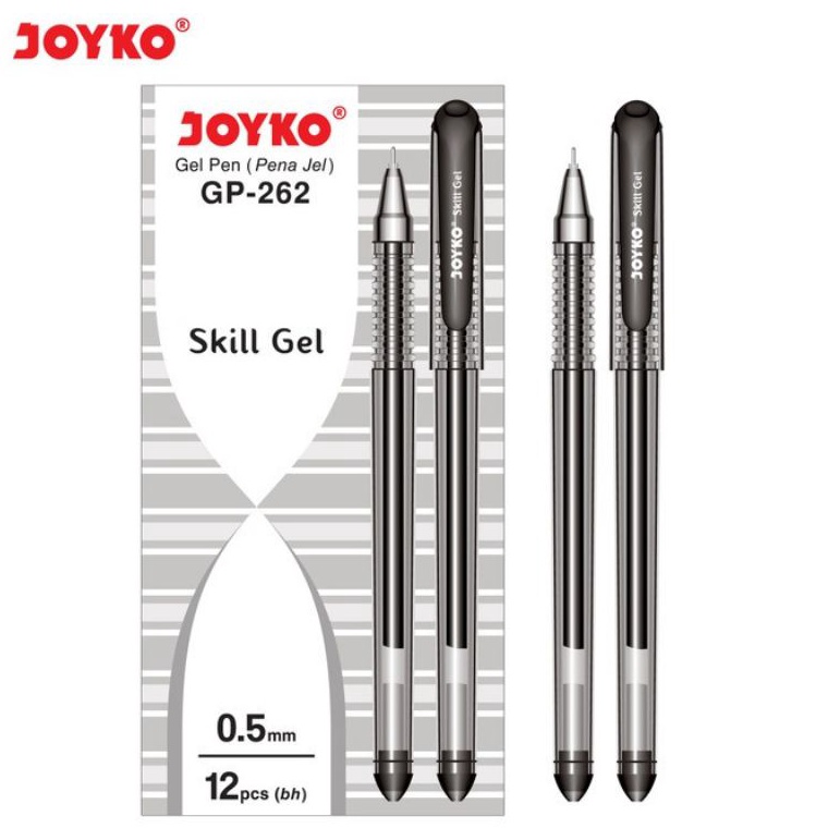 

TER151 Terbaik Pulpen Joyko GP 262 Skill Gel 1pak12pcs