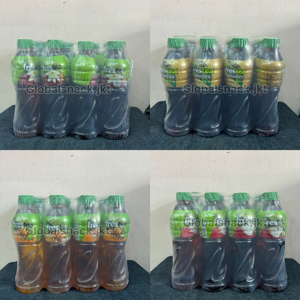 

[1 LUSIN = 12 BOTOL] FRESTEA TEH ORIGINAL / HONEY / APEL / JASMINE 350ml