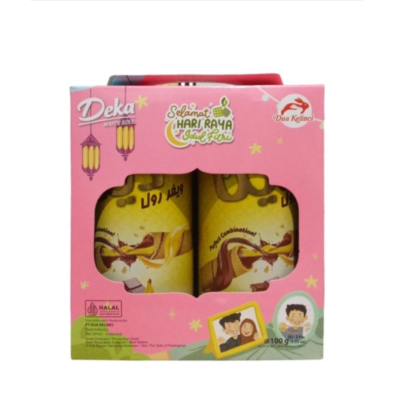 DEKA WAFER ROLL ASTOR HAMPERS LEBARAN COKLAT PISANG
