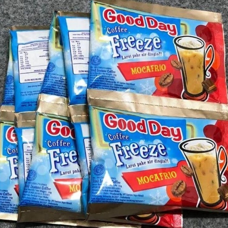 

TEBUS MURAH KOPI Good day FREEZE Mocafrio 3g RENCENG ISI 1