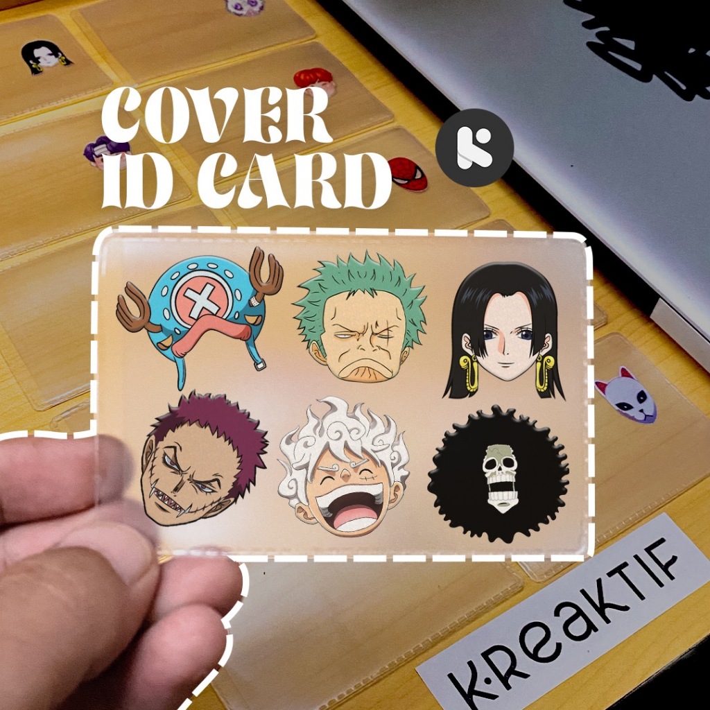 

Cover KTP ID CARD Anime One Piece Series - Pelindung Kartu Identitas Lucu Unik Anti Gores
