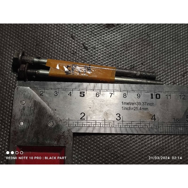 baut head kop ke blok seher baut samping spin 125 karbu lpsan