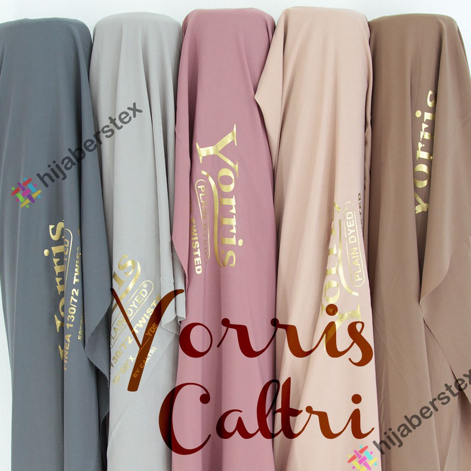 PALING AMPUH HijabersTex 12 Meter Kain YORIS CALTRI