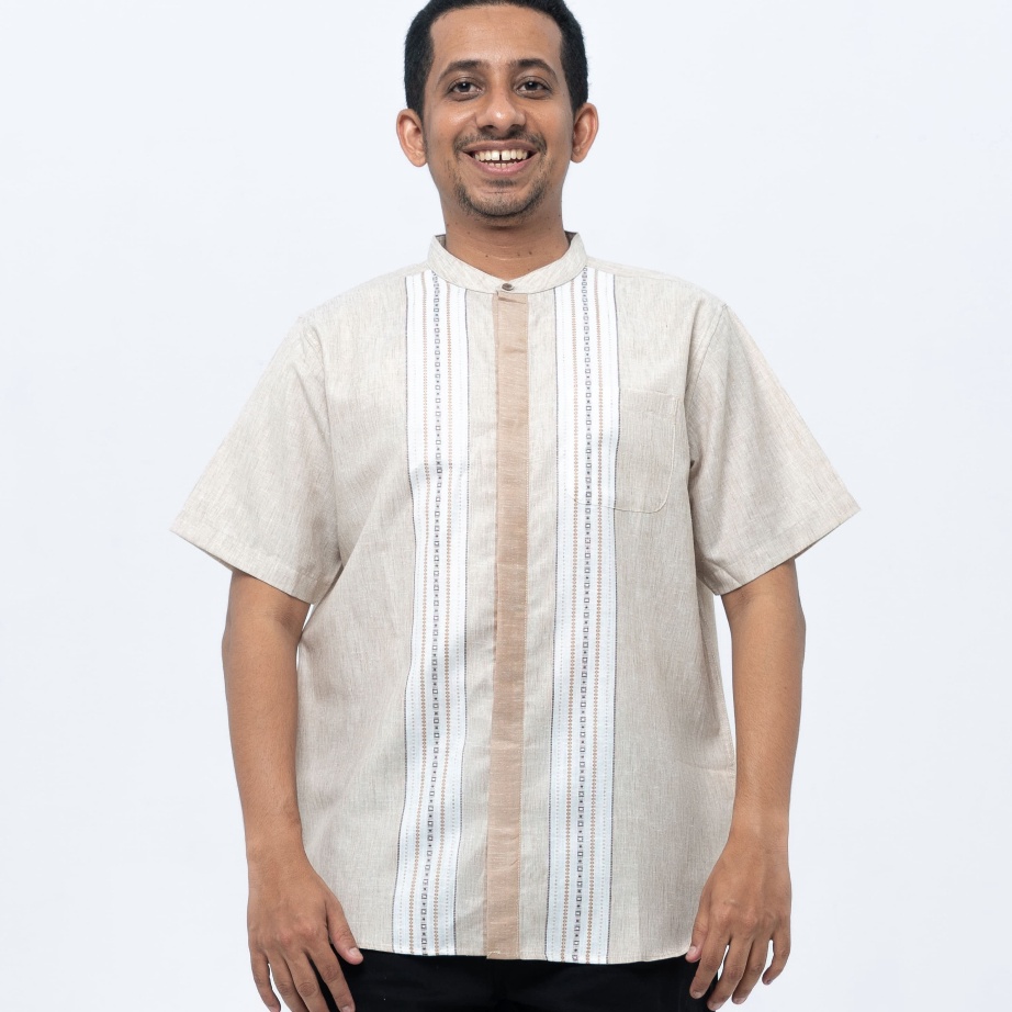 ORIGINAL M231 Kemeja Pria Koko Habib Jafar Pendek 321