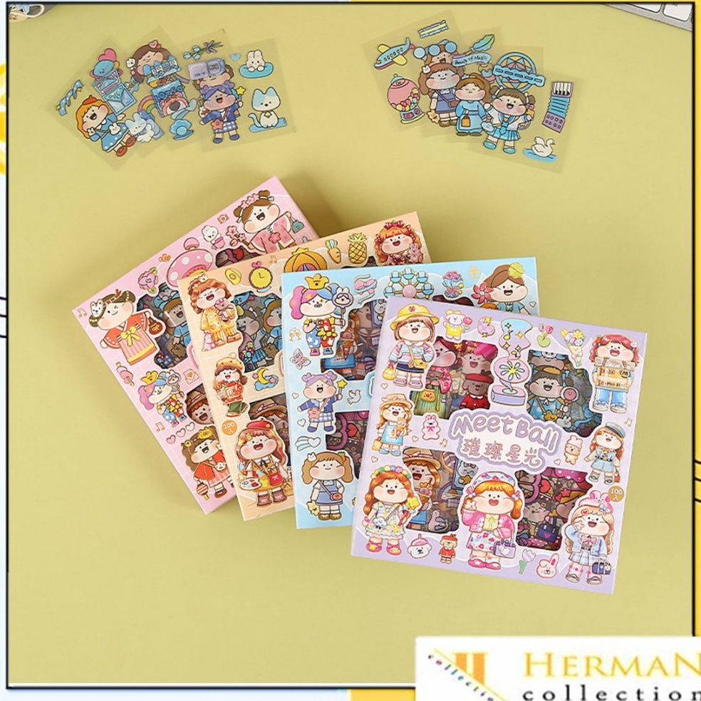 

OKL312 COD HC Stiker 1 Lembar Karakter Meetball Sticker Box Aesthetic Karakter Korea Anak Isi 1lembar Waterproof Pet Stiker 1 In 1 Motif Kartun Korea Cute Girl Anti Air Stiker 1in1 Diary WarnaWarni Sticker Dekorasi Scrapbook Diy Sticker Jou