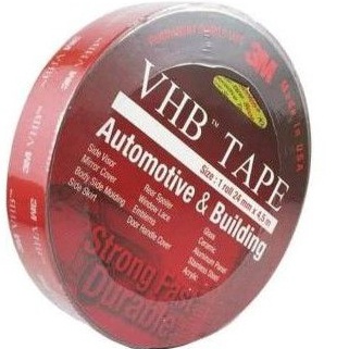 

HUW719 BEST SELLER Double Tape VHB 3M 49 24mm dan 12mm Double Tape 3M VHB Double tape merah Lem 3M bolak balik