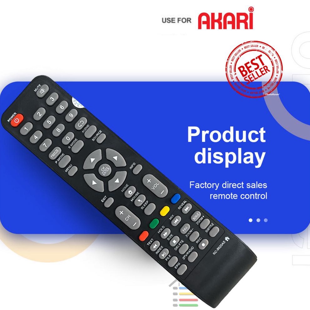 QUB611 PALING AMPUH REMOTE AKARI SMART TV ANDROID SMART CONNECT AKARI RC9918AS AT5432S AT5442S AT545