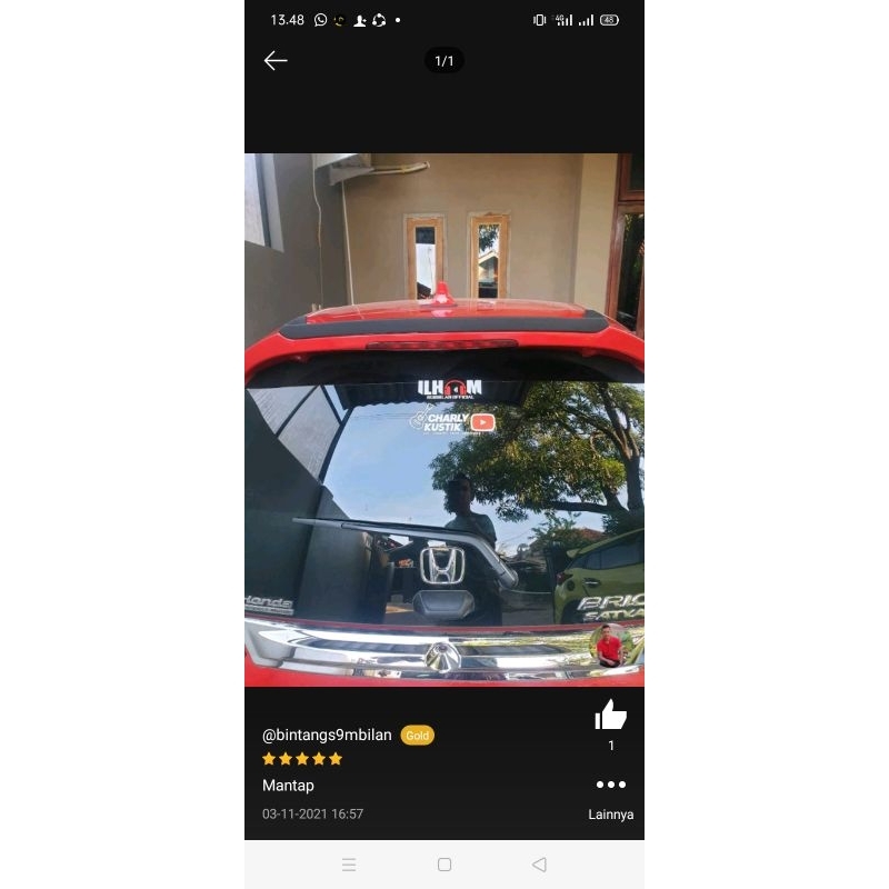 Add on spoiler Brio old