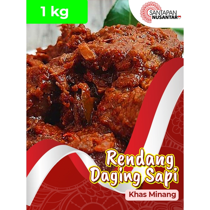

Rendang Minang Daging Sapi | Pedas | 1 kg