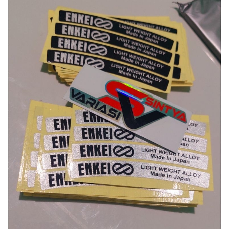 STICKER VELG ENKEI MADE IN JAPAN PRINCUT
