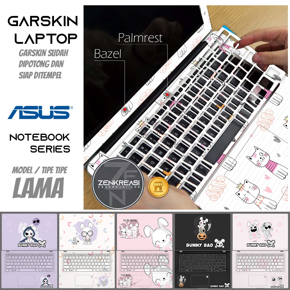Garskin Laptop untuk ASUS | Garskin Laptop FullBody | Skin Laptop Protector | Garskin Transparan | G