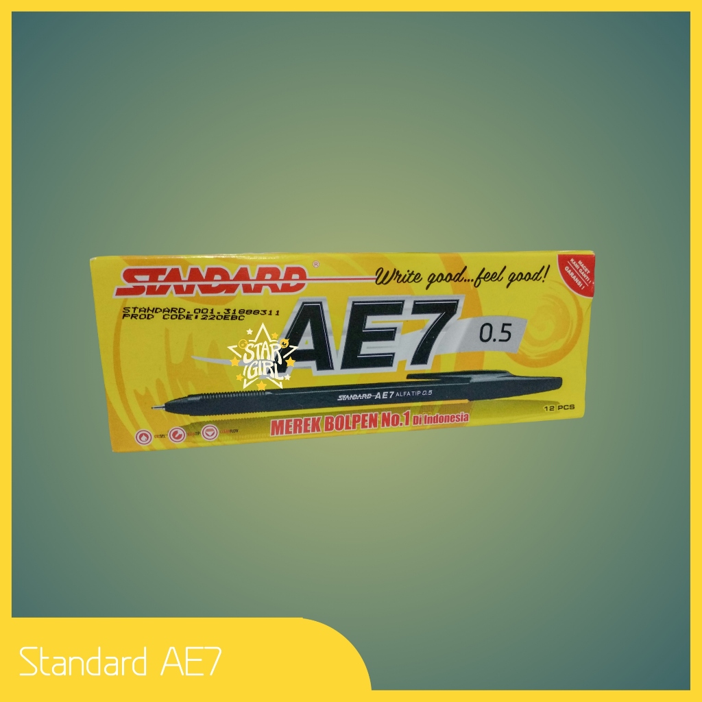 

Pulpen Standard AE7 Best Seller Ready Banyak