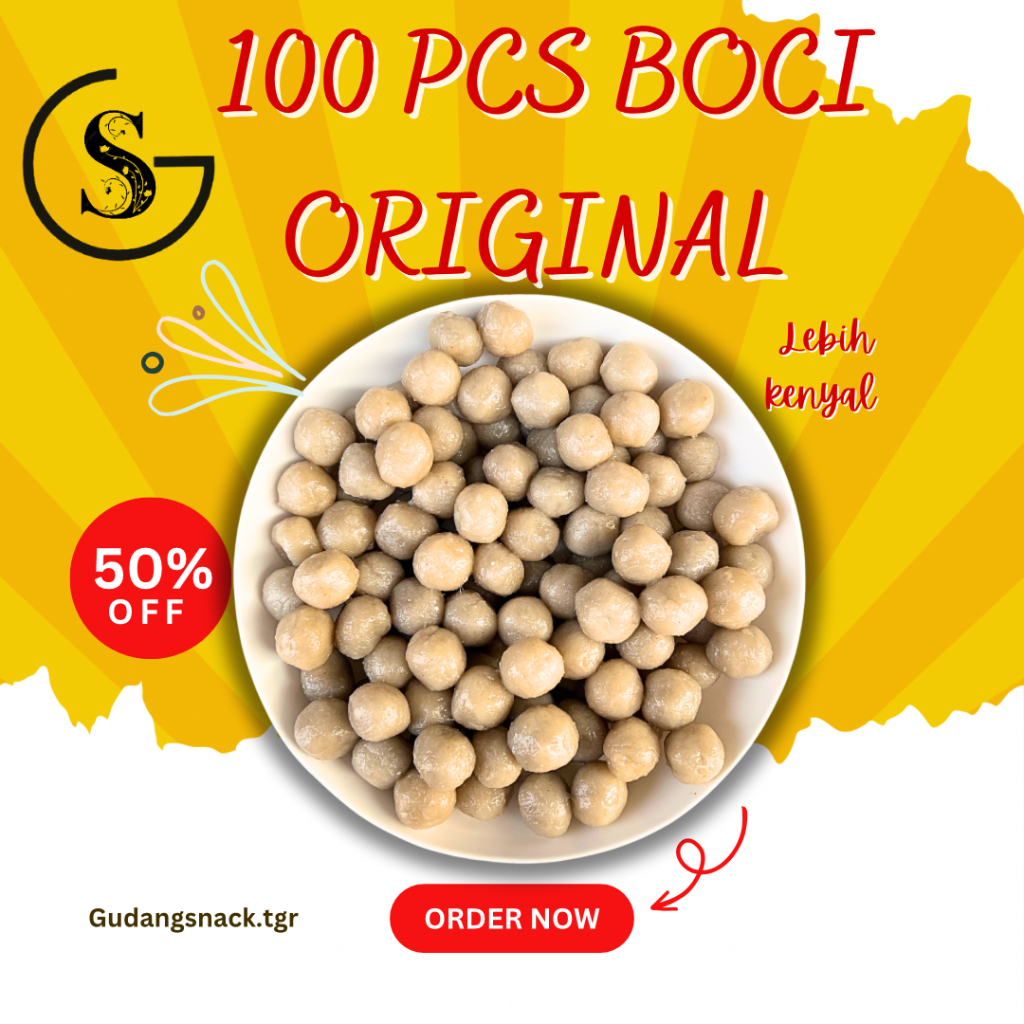 

100 PCS CILOK ORIGINAL BASO ACI HANYA CILOK INSTAN KALDU GURIH