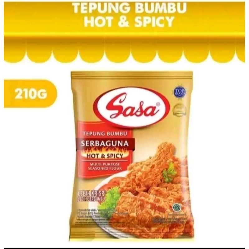 

Sasa Tepung Bumbu Serbaguna Hot & Spicy 210gr Sasa Tepung Serbaguna Hot & Spicy 210g