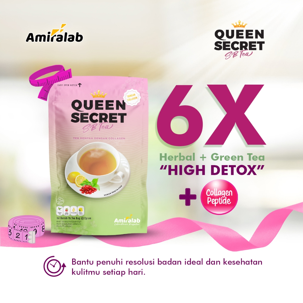 

Queen Secret Slimming Beauty Tea Minuman Teh Herbal Solusi Menurunkan Berat Badan by Amiralab