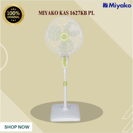 KIPAS ANGIN MIYAKO KAS 1627KB PL  STAND FAN/KAS-1627KB PL/KAS 1627KB PL/MIYAKO KIPAS ANGIN/KIPAS ANG