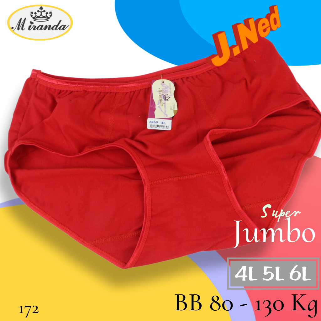 A172 Miranda Celana Dalam Wanita Jumbo Size 4L 5L 6L (BB 85 - 130 Kg)