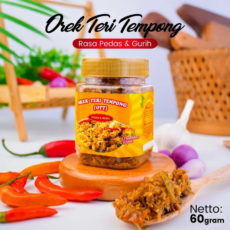 

Orek Teri Tempong Crispy Pedas Gurih Cocok Untuk Teman Nasi Hangat