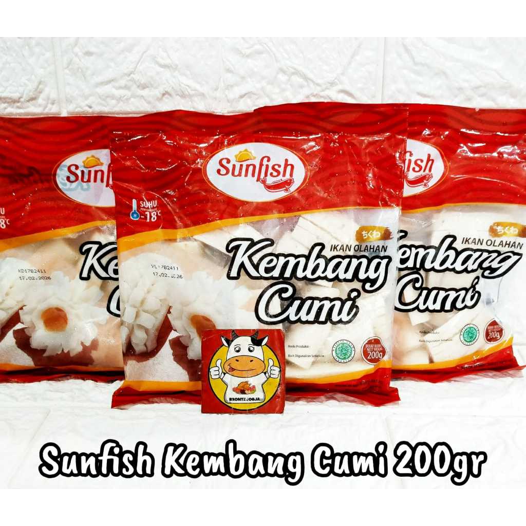 

SUNFISH KEMBANG CUMI 200GR-FROZEN FOOD-BRONTZ JOGJA