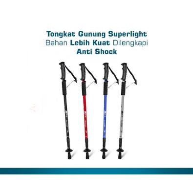 Trekking Pole Tongkat Treking Gunung / Tongkat Tracking Pendakian Gunung / Tongkat Pendaki Gunung