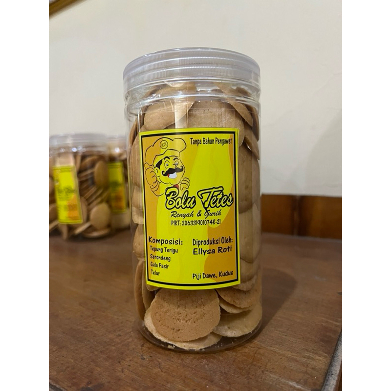 

BOLU TETES VIRAL 250gram HOME MADE TANPA PENGAWET