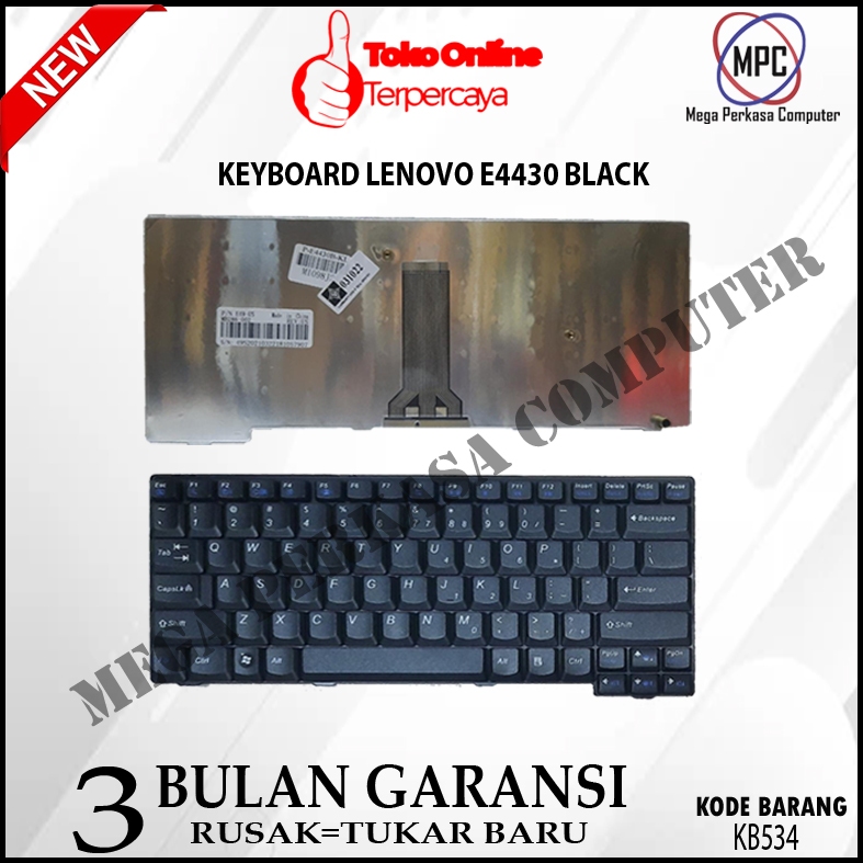 Keyboard Lenovo E4430 E4430A E49 K49 E49A E49L E49G Hitam