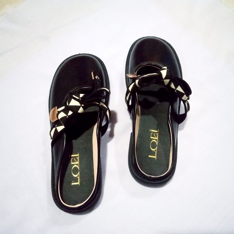 Sandal Sepatu / Flat shoes elegan / sandal mules / sepatu mules