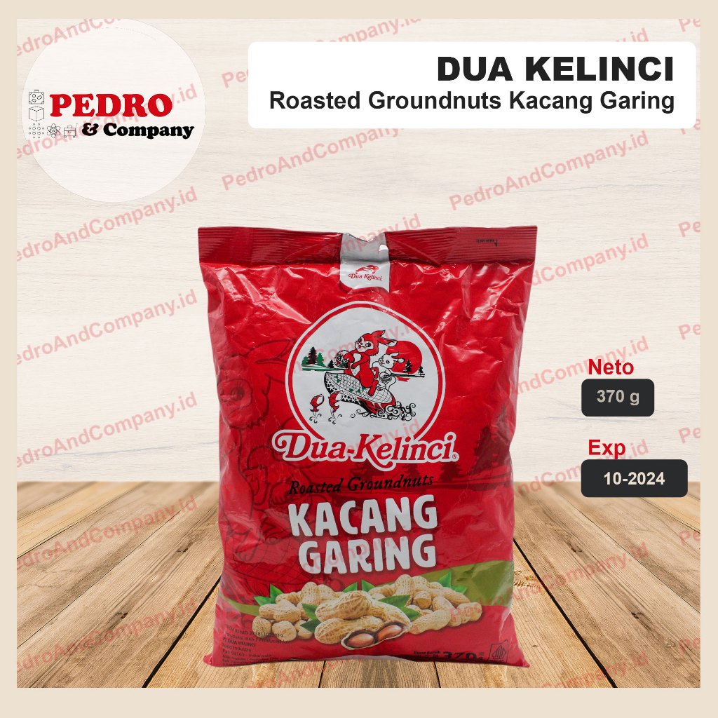 

Dua kelinci kacang garing roasted ground nuts 370 gram - peanut snack