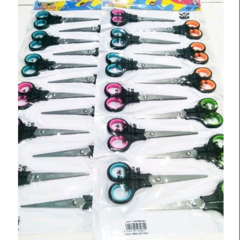 

(12pcs)Gunting warna tangung/alat potong,montana,m2000,emigo,Milton,yamata,pacman