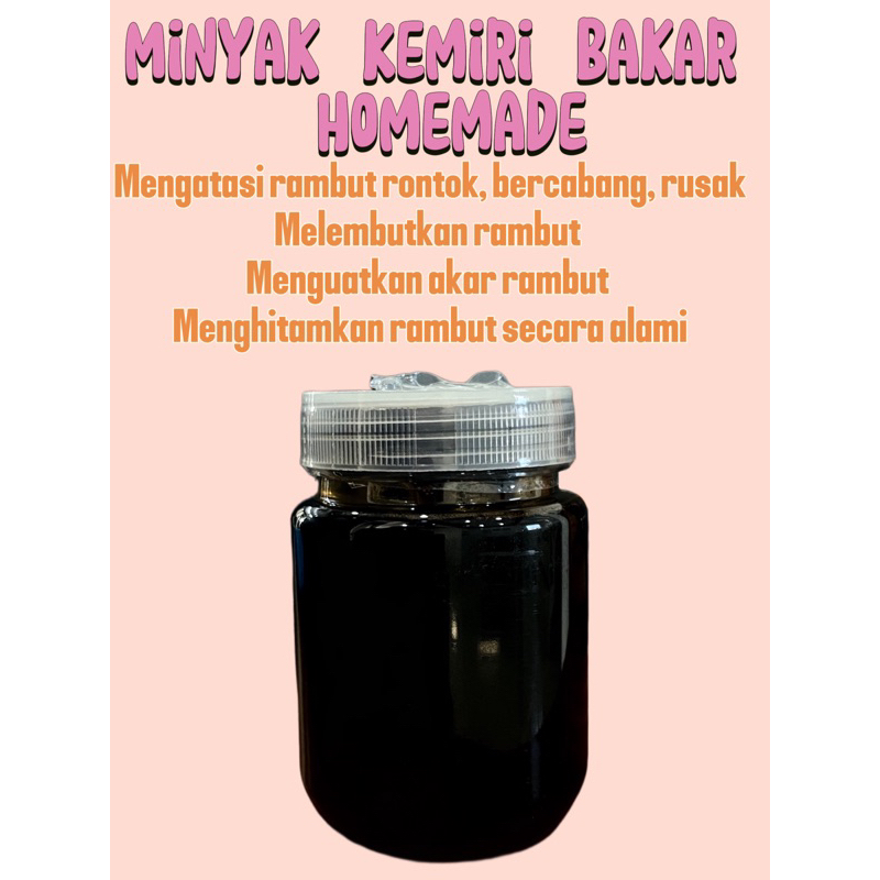 MINYAK KEMIRI BAKAR MURNI