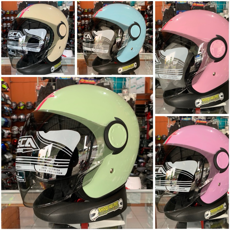 helm bogo asca hijab original / helm bogo hijab
