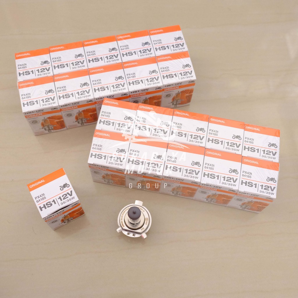 Lampu Depan Bohlam Motor H4 Vixion Verza Osram 35W Original Ori 35/35