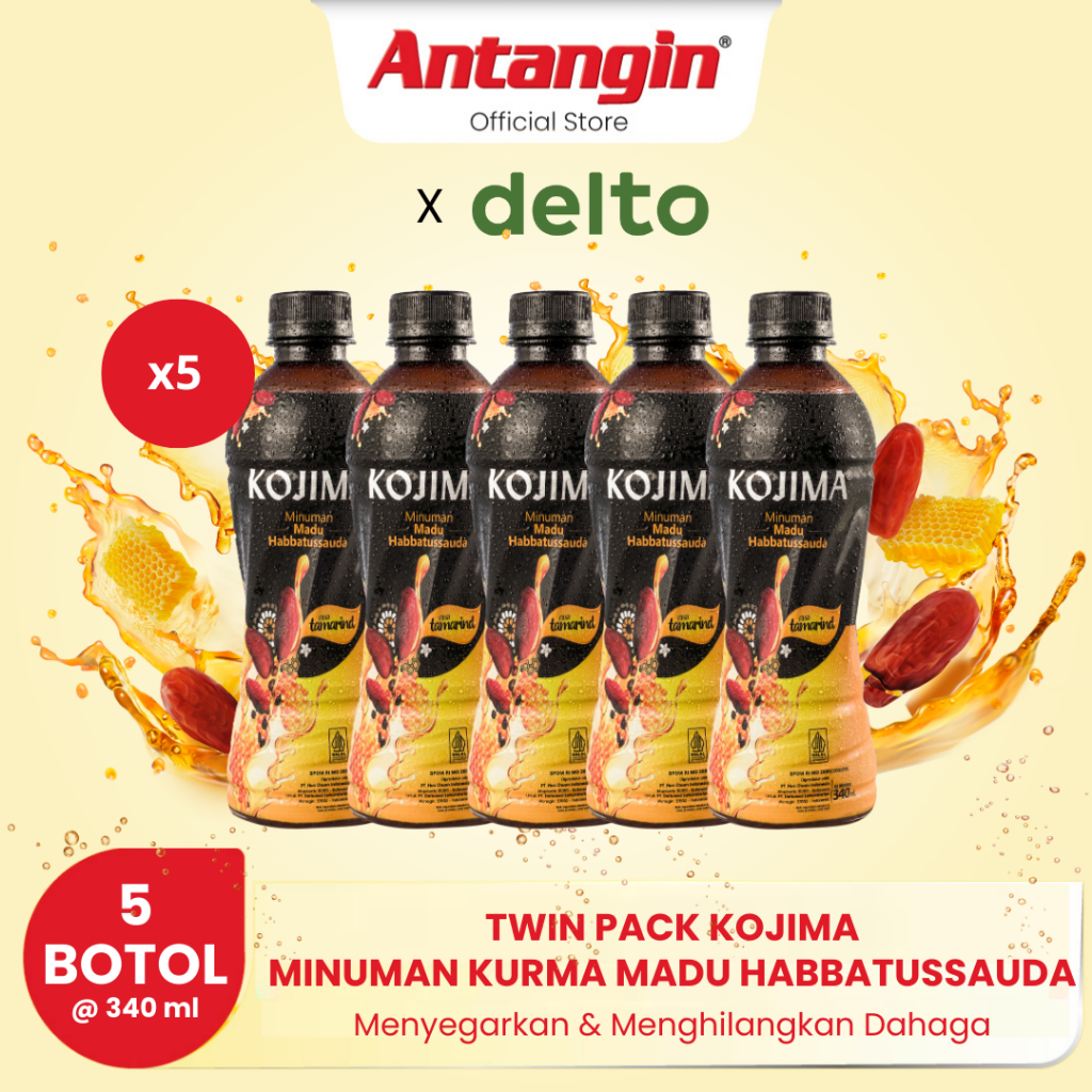 

Paket 5x Kojima Minuman Madu Habbatussauda 340 ml