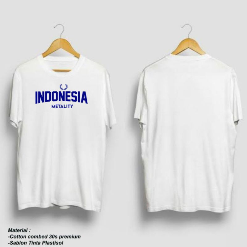 BAJU KAOS TIMNAS INDONESIA ORIGINAL DISTRO BAHAN ADEM