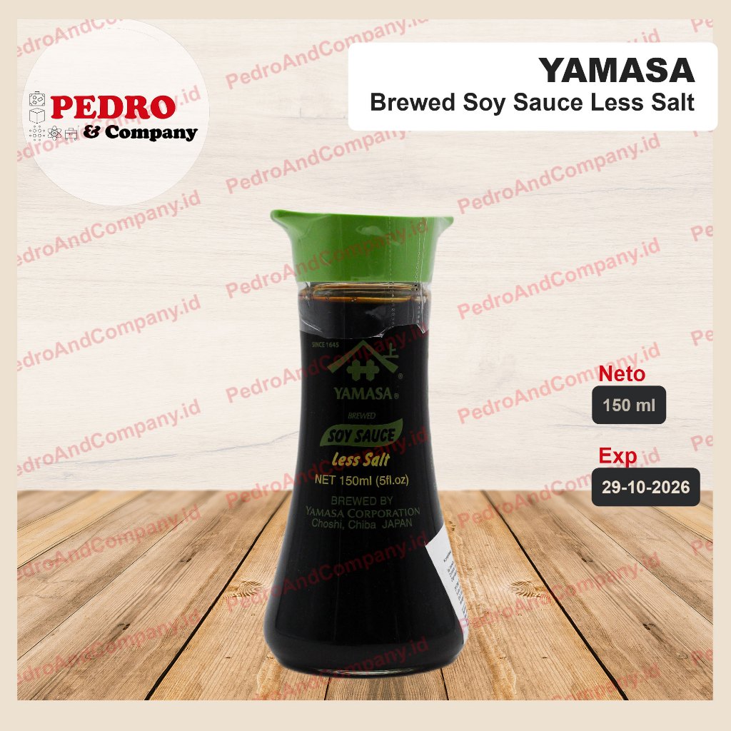 

Yamasa - Soy sauce LESS salt sodium / kecap asin (150 ml) import jepang
