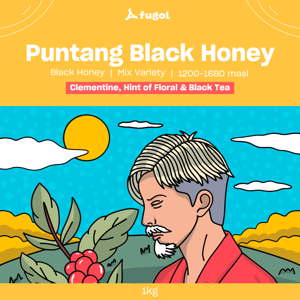 

Kopi Arabika PUNTANG BLACK HONEY (1 KG) Single Origin Specialty Coffee Arabica
