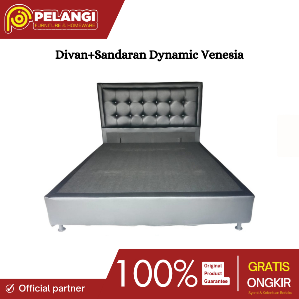Divan Sandaran Dynamic Venesia | Divan Dan Sandaran | Dipan Tempat Tidur | Dipan Kasur | Divan Kayu