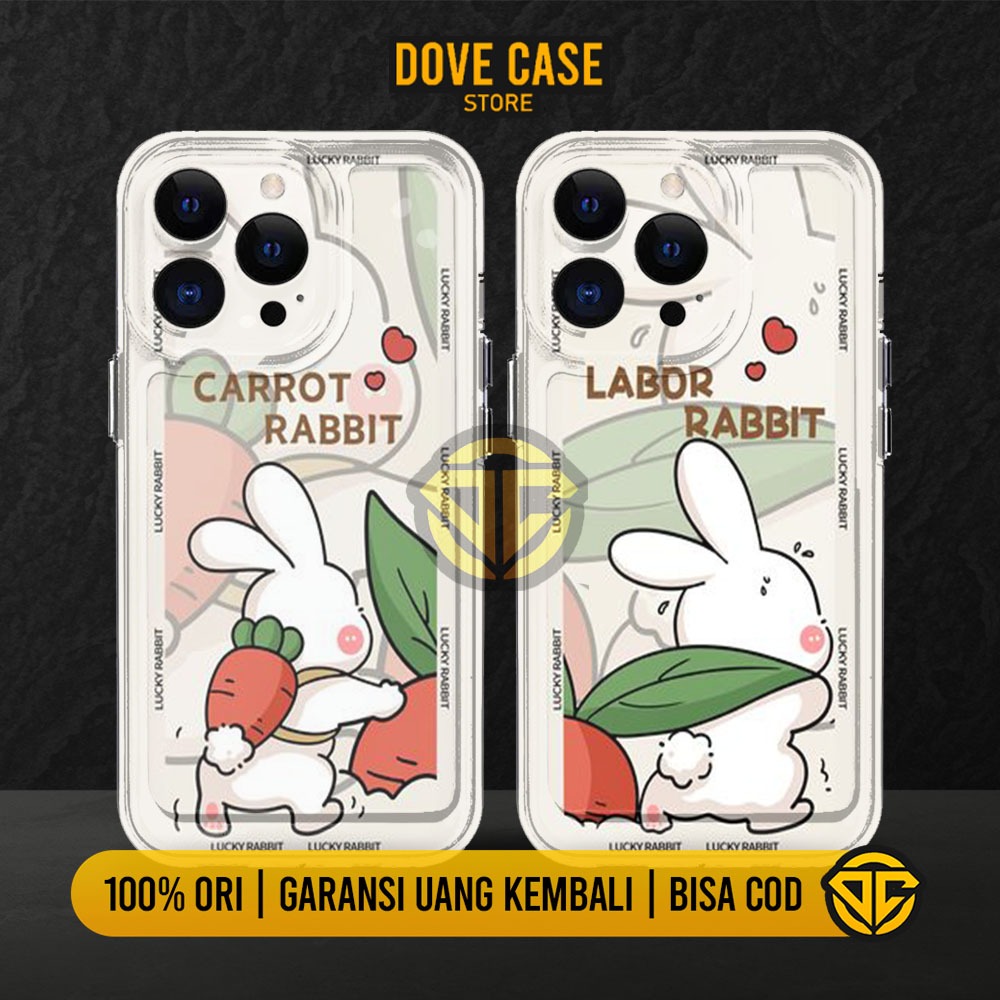 CLEAR CASE INFINIX ZERO 30 4G / 5G CARROT RABBIT COUPLE DOVE CUSTOM COUPLE BESTIE COUPLE PASANGAN Ke