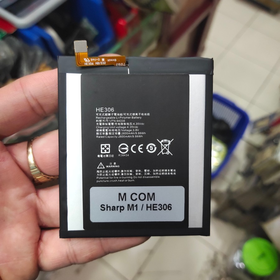 SHARP HE306 / M1 baterai battery battle Batt mantap