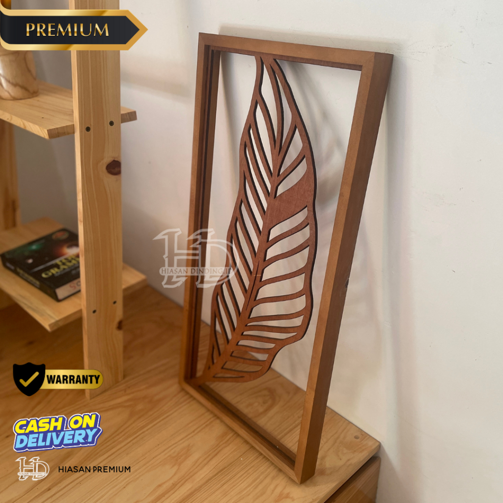 Hiasan dinding Aesthetic Kayu Tempel Wall decor Hiasan Kayu Informa Rumah Dekorasi Rumah Ruang Tamu 