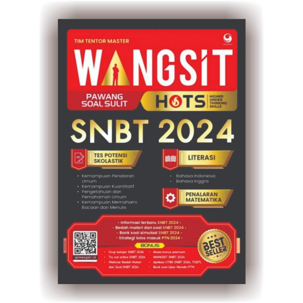 Best Seller Wangsit SNBT 2024 TES POTENSI SKOLASTIK LITERASI SNBT 2024 & HOTS SNBT 2024