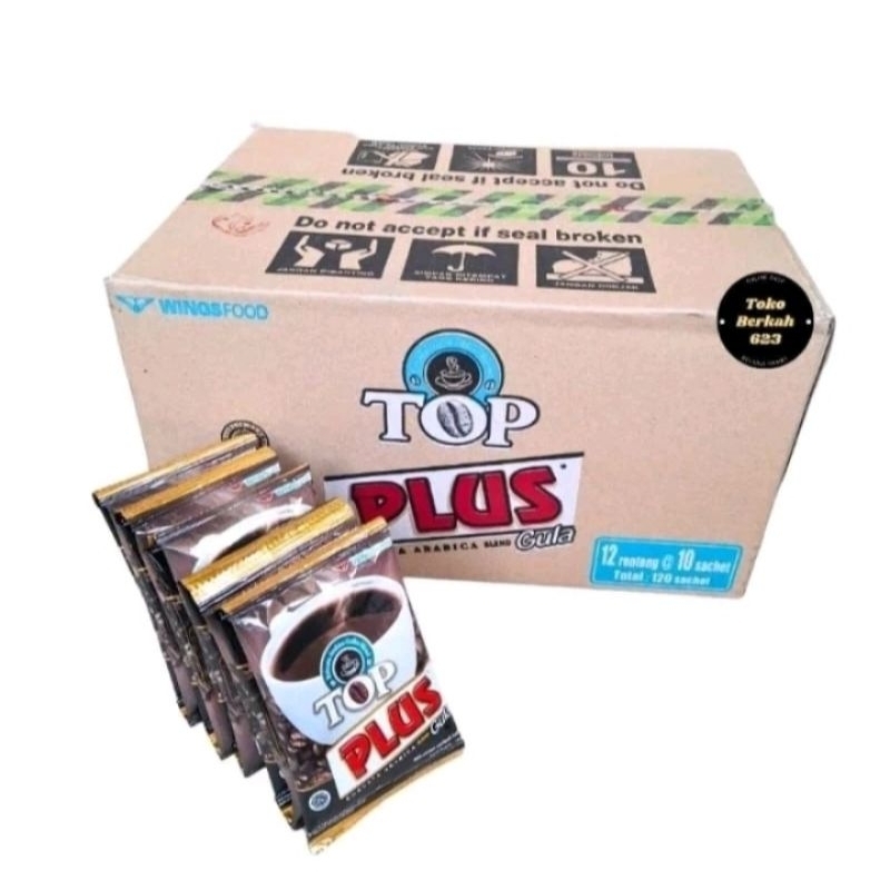 

Top Kopi Plus Gula 1 Dus l Top Plus 1 Karton