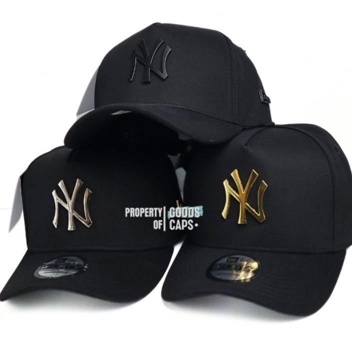 FSASH SALE Topi Baseball NY Yankees Metal Badge Plat Besi MLB Full Tag Premium