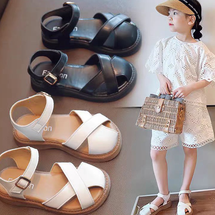 Terbaru SVEKES Sandal Minimalis Bergaya bayi PerempuanPerempuan Cross Strap Sandal Nyaman Sol Lembut