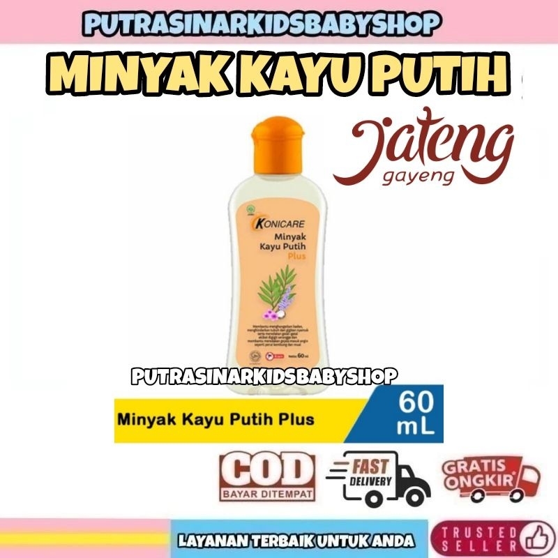 [PUTRASINARKIDS] KONICARE MINYAK KAYU PUTIH PLUS 60ML KEBUMEN JATENG 60 ML