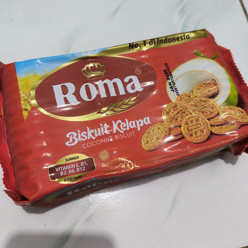 

Biskuit Roma Kelapa 300gr Roma Kelapa Besar by Mayora Snack Berkatan