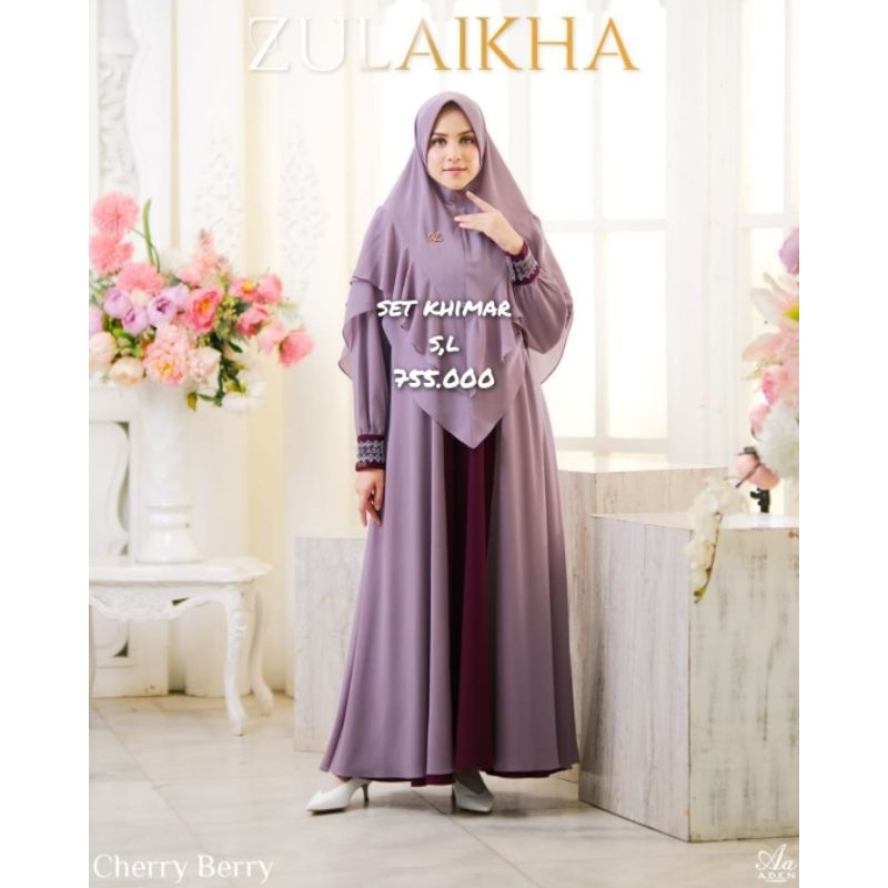 ready stock set khimar gamis Zulaikha by ADEN dijamin original amanah