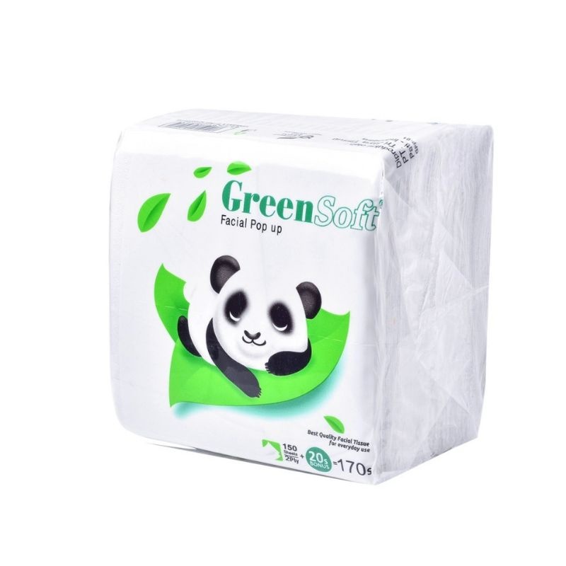 Tisu Pop up GREEN Soft Panda Pozy Joly 200 sheet