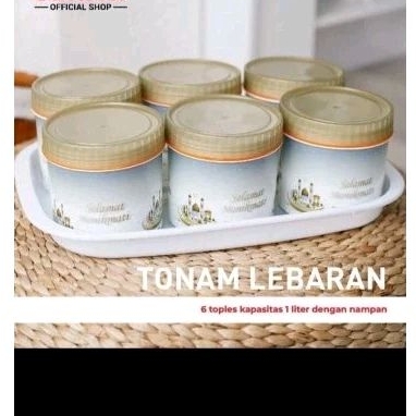 Toples tonam nampan lebaran/toples lebaran/toples calista