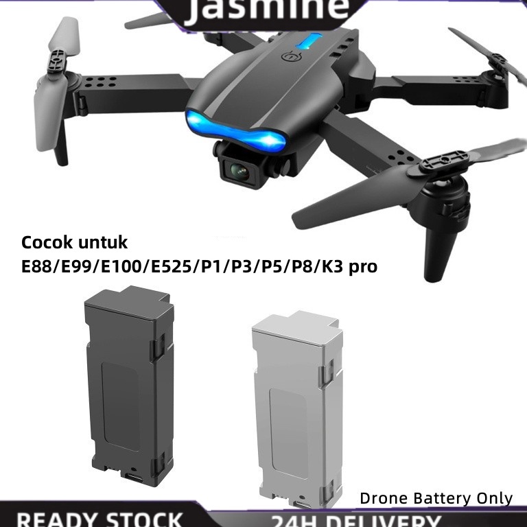 Menarik COD Cadangan Ori untuk Drone E99E88E1P1P3P5P8K3 ProE525 18mAh 37V Batrai Drone